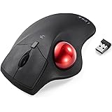 サンワダイレクト トラックボールマウス 無線 親指 静音 カーソルスピード4段階切替 LUNA 400-MAWTB40