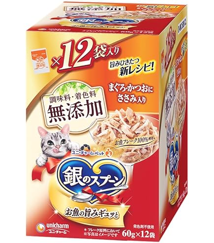 Amazon | 銀のスプーン 缶 まぐろ 70g×48缶 | unicharm | ウェット 通販