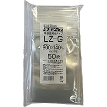 Amazon.co.jp: セイニチ チャック付三方袋 ラミジップ 平袋NY