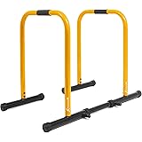 プロソースフィット(ProsourceFit) ディップススタンド 耐荷重180kg 腕立て伏せバー 自重 筋トレ セーフティーコネクター付 【日本正規輸入品】