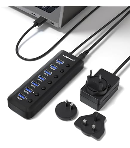 USBハブ JESWO USB3.0 ハブ 電源付き 11ポート JESWO USB ハブ 7