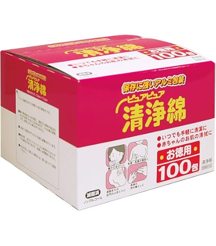 Amazon | アメジスト 清浄綿 100包入 | アメジスト | 清拭シート