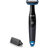 フィリップス ボディ トリマー ボディーグルーマー お風呂使用可(カラダ用)乾電池式 BG1024/17 ブラック/ブルー