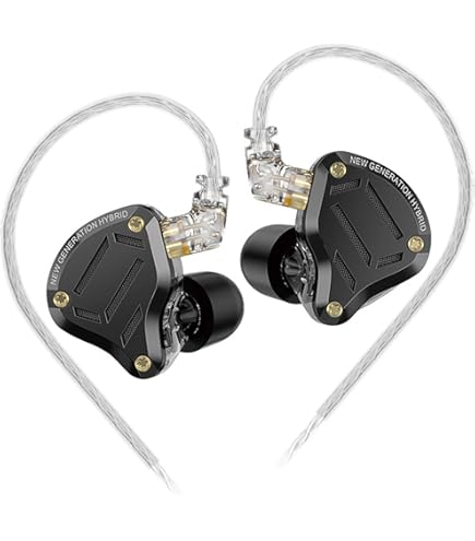 Amazon.co.jp: 最新のKZ ZS6 2DD + 2BAハイブリッドイヤホンHIFI DJ
