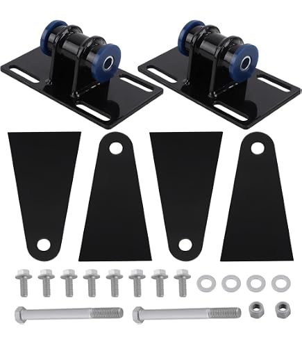 Universal Rear Set Mounts BRP Hotrods LS Swap Mounts Universal Adjustable Conversion Motor Mounts ...