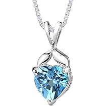 ハート型青石付き三角ペンダント ハート型青石付き三角ペンダント