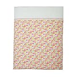 お昼寝布団用掛カバー 《KIKI》【約90c×110c】【日本製】【全2色】 (ピンク)