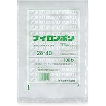 Amazon.co.jp: ナイロンポリ TLタイプ規格袋 28-40 （100枚） 巾280×長