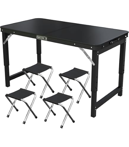 アウトドア バーベキュー テーブルセット 7点 チェア6脚とテーブル 収納袋付A Amazon.co.jp: アウトドア バーベキュー テーブルセット 7点 チェア6脚