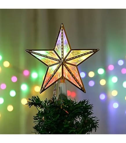 Amazon.co.jp: JOLUCE クリスマス ツリートップ スター