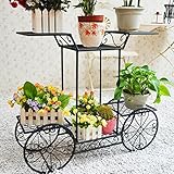 ヨーロッパスタイルの鉄の花多段のバルコニーバルコニーフラワースタンド