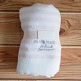 gelato pique ジェラートピケ ボーダートラベルブランケット pwgg165557 PINK　 F