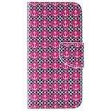UNEXTATI Galaxy S6 Edge ケース 高品質 合皮レザーケース マグネット 全面保護 手帳型 ケース カバー カードホルダー 付き スタンド 防塵 防水 Samsung Galaxy