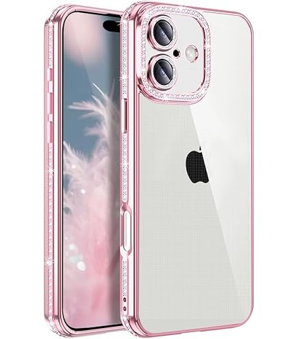 未使用✨ 対応機種不明　iPhone ケース クリア 耐衝撃　ライトパープル Amazon.co.jp: MuZiF iPhone 17 用 ケース クリア メッキ加工 キラキラ