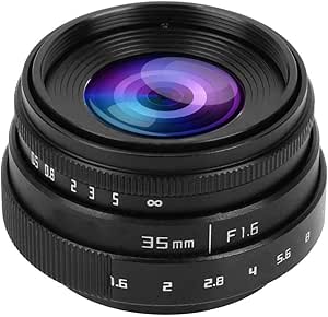 VBESTLIFE 35mm F1.6 CCTV Cマウント大口径レンズ マニュアルフォーカス単焦点レンズ ソニーNEX M4 / 3 FX Vbestlife VBESTLIFE 35mm F1.6 CCTV Cマウント大口径レンズ