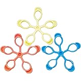 Amazon Sunny Bran 指 握力 トレーニング ハンドグリップ リハビリ エクササイズ シリコン製 指を広げる力を伸ばす 3個入り Sunny Bran スポーツ アウトドア