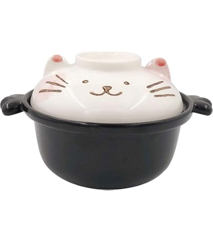 Amazon｜調理用土鍋ノンスティックシチュー鍋耐熱土鍋蓋付き鍋