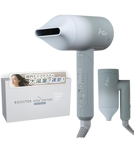 Amazon | 【大風量 2.5㎥/分 x 1億個マイナスイオン】 SALONMOON