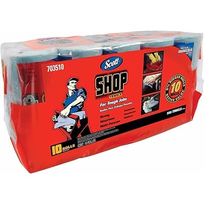 Amazon.co.jp: Scott (スコット) SHOP TOWELS / ショップタオル ブルー