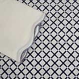 Oliver B 2-Piece Crib Bedding Set - Scallop Navy Checks by Oliver B