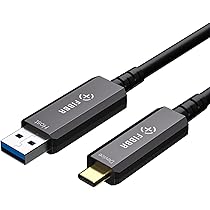 Amazon.co.jp: FIBBRアクティブオプティカルUSB3.2 Cケーブル