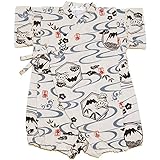 【本体綿100%】【日本製】2016年 夏物 山柄 甚平グレコ アイボリー◇70cm