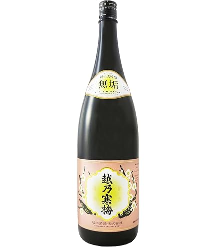 Amazon.co.jp: 『越乃寒梅金無垢』純米大吟醸1800mlカートン入り