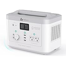 AlphaESS MS500 500Whポータブルバッテリー ホワイト Amazon.co.jp: AlphaESS ポータブル電源 500Wh 大容量 500W 家庭