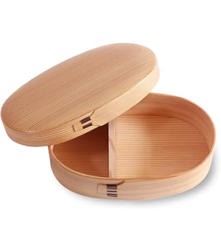 Amazon | 栗久 曲げわっぱ 弁当 レディース入子 RL | 栗久 | 弁当箱 通販 