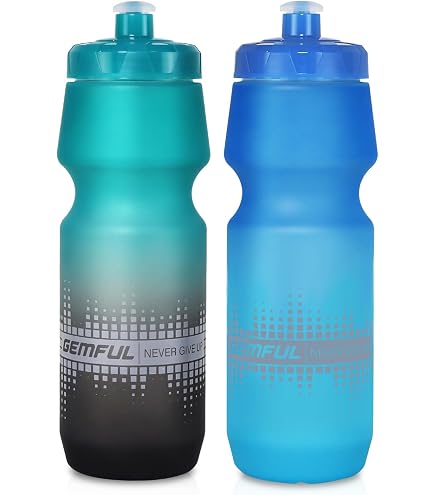 Polar Bottle Sport Insulated 20oz Water Bottle - Nimbus In Seaside Blue & Yellow, Leak Proof, Keeps Drinks Cool 2x Longer