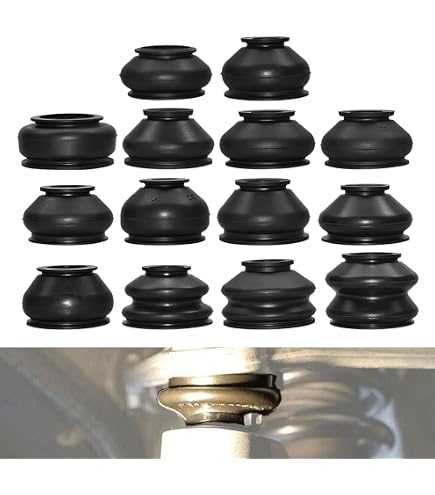 7-Size X 2 Universal Rubber Ball Joint Dust Boot Kit – Tie Rod & Linkage Covers