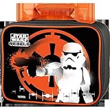 Star Wars Storm Trooper Soft Lunch Kit - Black with Orange Trim [並行輸入品]