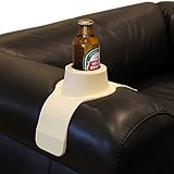 HIT PRODUCTS CouchCoaster (カウチコースター) 椅子 ソファー でこぼれないカップホルダー - ドリンク、グラス、カップ アームレスト テーブル (クリーム)