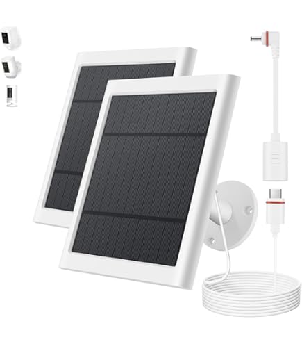 Amazon.co.jp: リングカメラ用ソーラーパネル充電器 Ri ng Stick Up