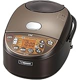 Zojirushi NP-VZ10-TA Rice Cooker, 5.5 Cup, IH Type, Thick Black Pot, Heat Retention, 30 Hours, Brown
