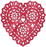 Amscan International Decorative Heart Plastic Glitter