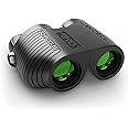 Go-Focus Compact Binoculars for Adults & Kids | Small Travel Binoculars For Bird Watching & Hunting | 10x25 BAK4 Prism | Ligh