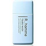 R-homme (アールオム)ツブウォッシュ 酵素洗顔 約60回分 メンズ洗顔料 【毛穴黒ずみケア 】 炭 クレイ 配合 角栓 角質ケア「つっぱらない 肌にやさしい」 ベタつき テカリ防止 無添加 45g(朝晩使用 約1ヶ月分) (ツブウォッシュ)