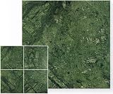 大理石 インドジャモン 緑 磨き 400角(40センチ) 規格サイズ 400x400x13 一枚からの販売・単価 床・壁・リビング・玄関 クールマット・のし台としても