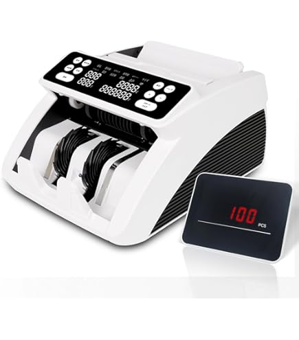 Amazon | 紙幣カウンター【日本専用・2024年新紙幣対応】卓上型