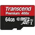 旧モデル 【Amazon.co.jp限定】Transcend microSDXCカード 64GB Class10 UHS-I対応 TS64GUSDU1PE (FFP)