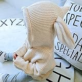2017秋冬新作 キッズ服 レイシークラシック（Lacey Classic） ベビー服 赤ちゃん服 ニット製 ウサギ 耳付き ウサギ耳付きコート 女の子 ガールズ ジュニア トップス アウター 上着 