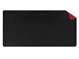 GTPLAYER マウスパッド ゲーミングマウスパッド 大型 薄型 おしゃれ PUレザー 滑り止め 長さ80cm 両面 なめらかな表面 多色 国内正規品 簡単に洗える 異臭なし 防水 GTB-OR3C-01-BLK-RED