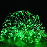 String Lights ,Morecoo 9.8ft/3M 60LEDs Super Bright Battery Operated silver Wire Lights, Waterproof 