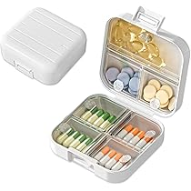 Amazon.co.jp: 【小型2個セット】ikbia サプリケース 携帯用ピルケース