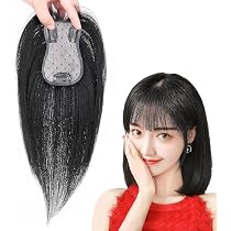 Amazon.co.jp: knnzk部分ウィッグ ヘアピース人毛 ポイントウィッグ