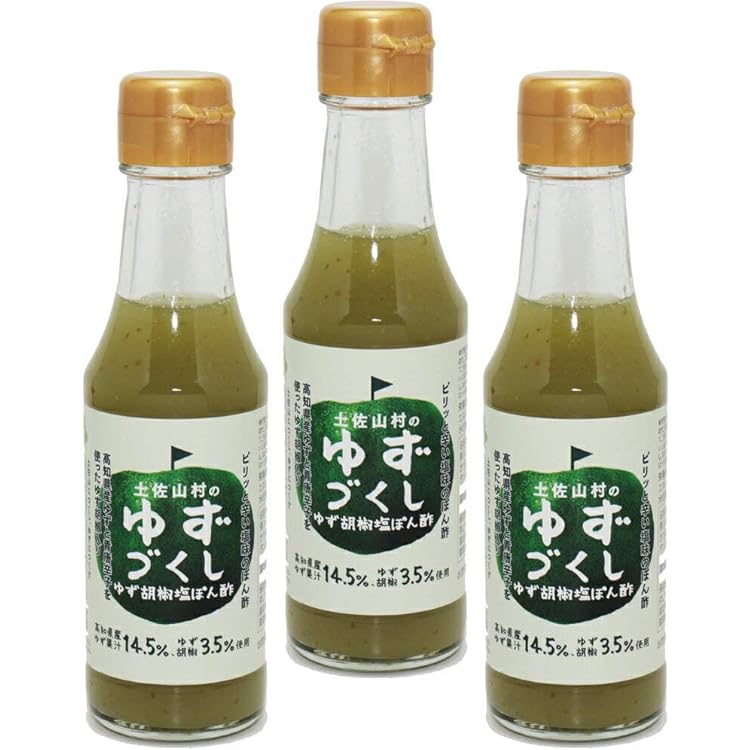 Amazon.co.jp: 旭フレッシュ 土佐山村のゆずづくし ゆず胡椒塩ぽん酢
