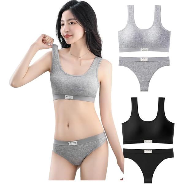 Amazon | [select shop Tomorrow] スポーツブラ 上下 セット 2枚