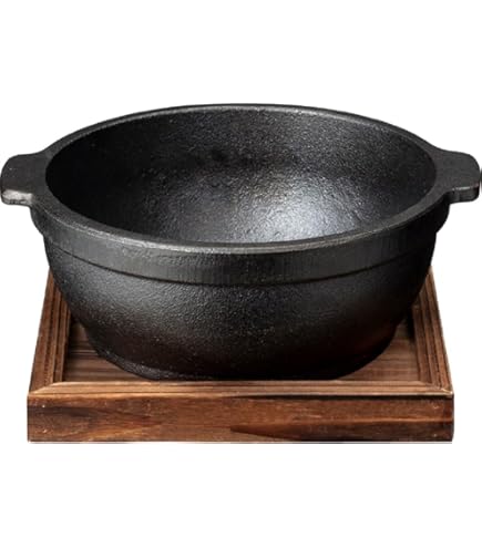 Amazon.co.jp: 長水 石焼煮込み鍋 手付 YS-0330A 30cm/62-6795