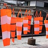 吹き流し　風向き　風の測定　長80cm 100cm　150cm夜光　気象ウインド・ベーン　反射蛍光ベルト　エアインレット　航空吹き流し リップストップ 風測定ソックスバッグ+反射ベルト 　ウィンド ス
